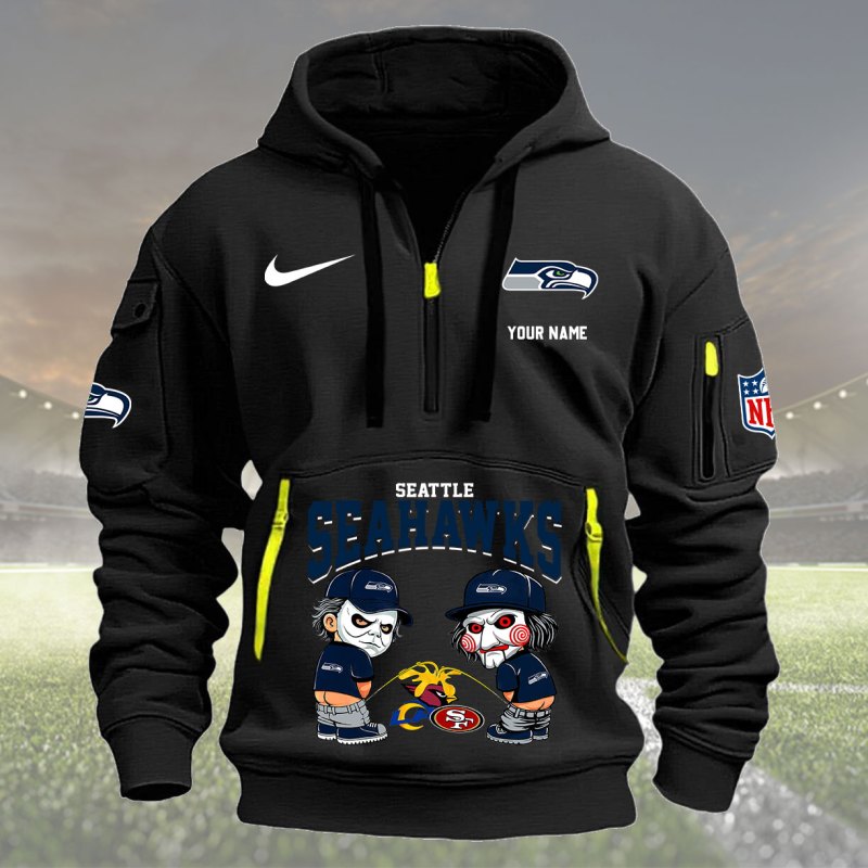 Black Seattle Seahawks Hoodie