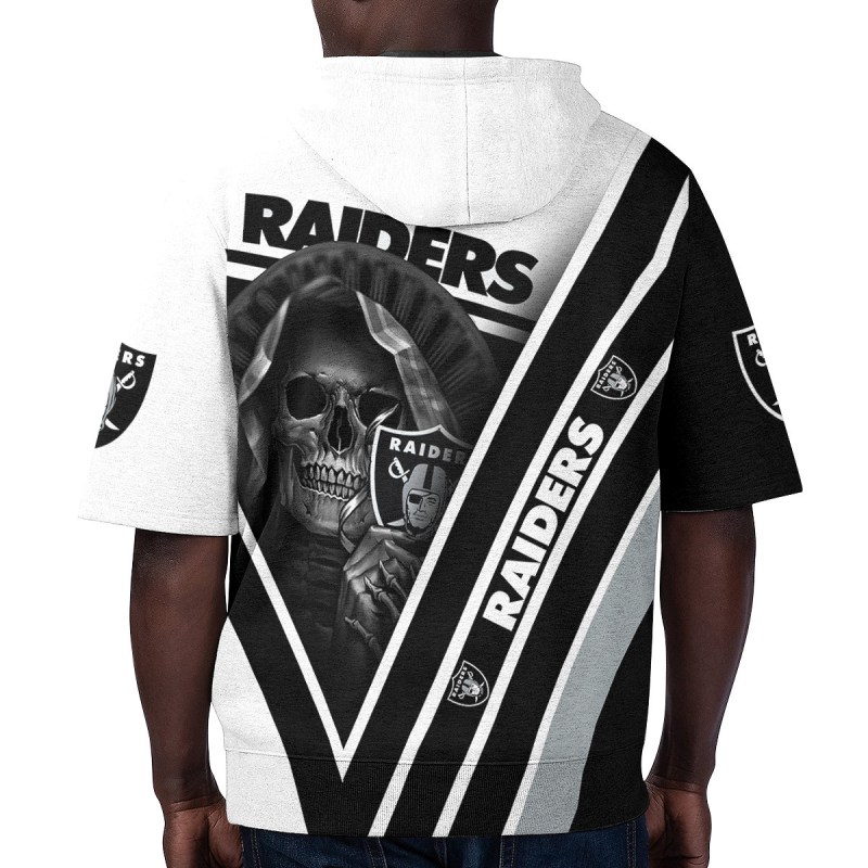 Las Vegas Raiders Short Sleeve Hoodie