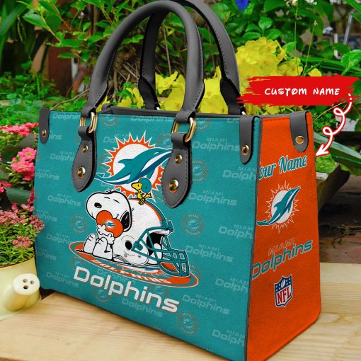 Miami Dolphins Hand Bag Mockup 1