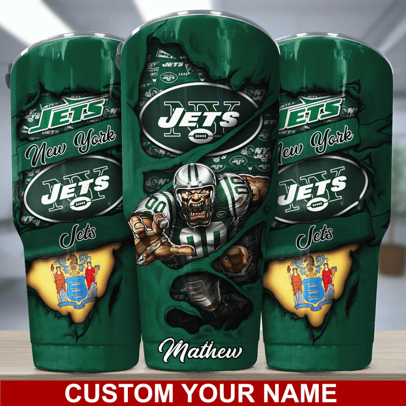 New York Jets Personalized Tumbler