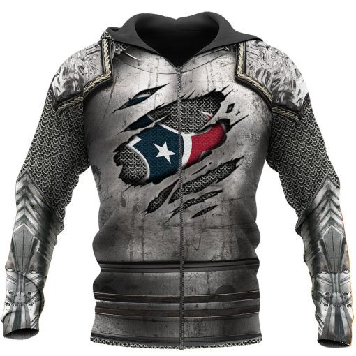 Houston Texans All Over Printed Ugly Christmas Sweater Front