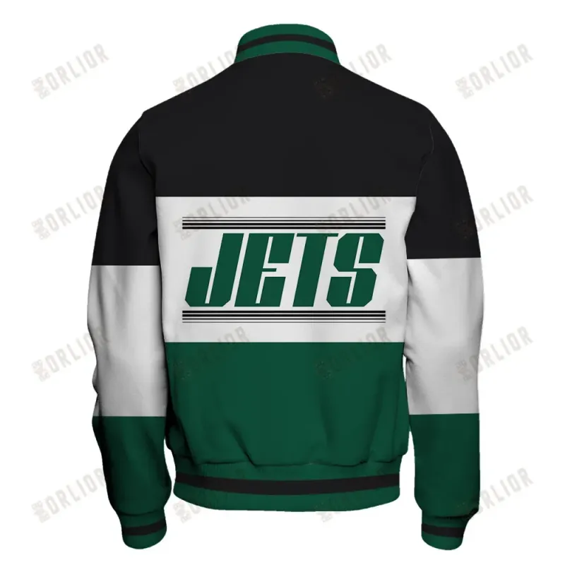 New York Jets Varsity Jacket Details