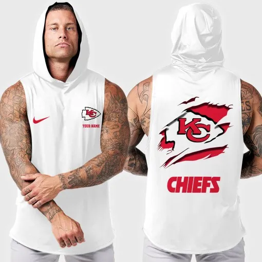 Kansas City Chiefs Men's Workout Hooded Tank Top