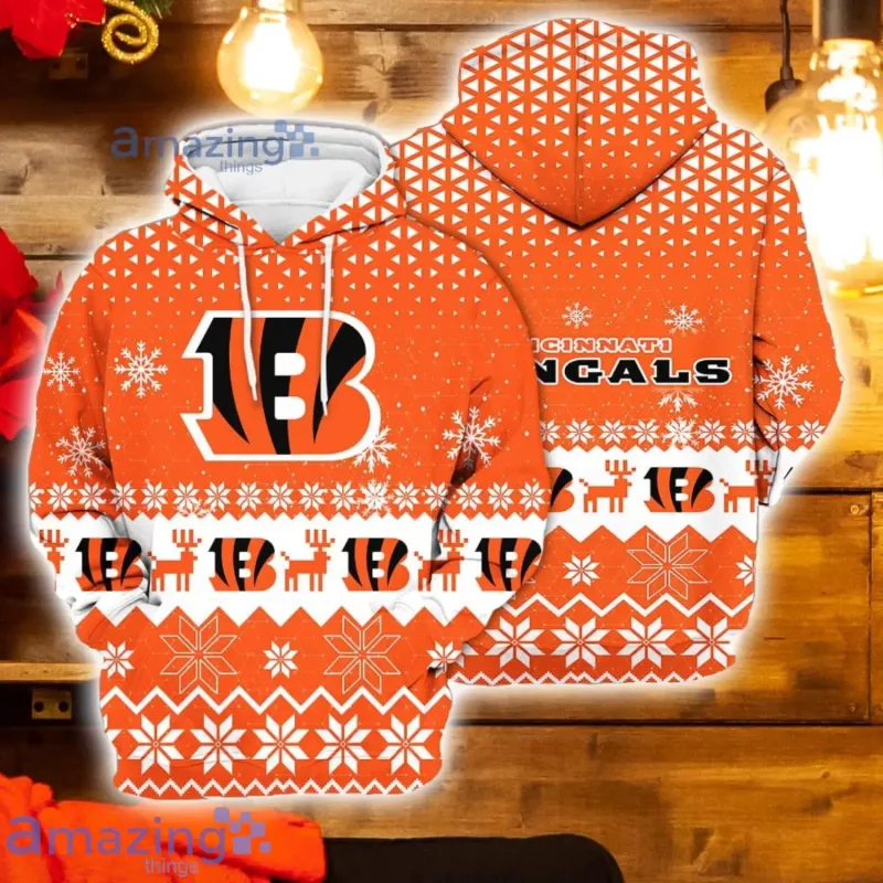 Cincinnati Bengals Ugly Christmas Hoodie