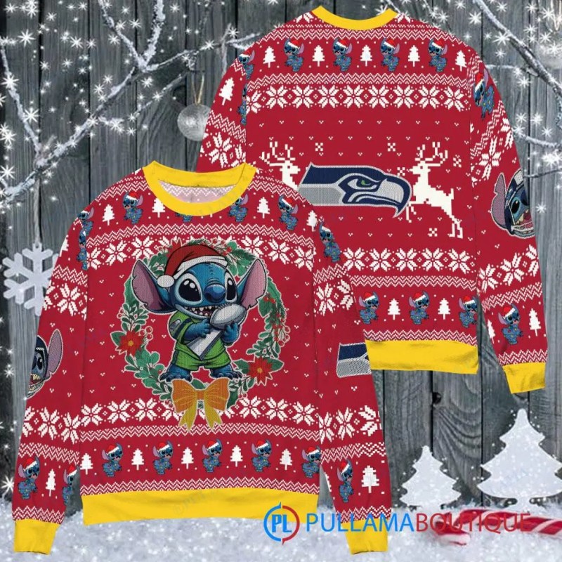 Seattle Seahawks Ugly Christmas Sweater