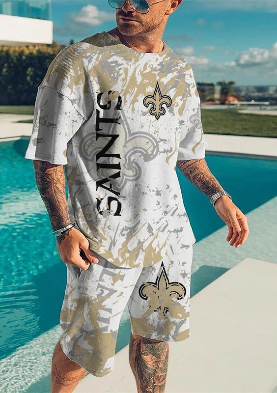 New Orleans Saints T-shirt and Shorts
