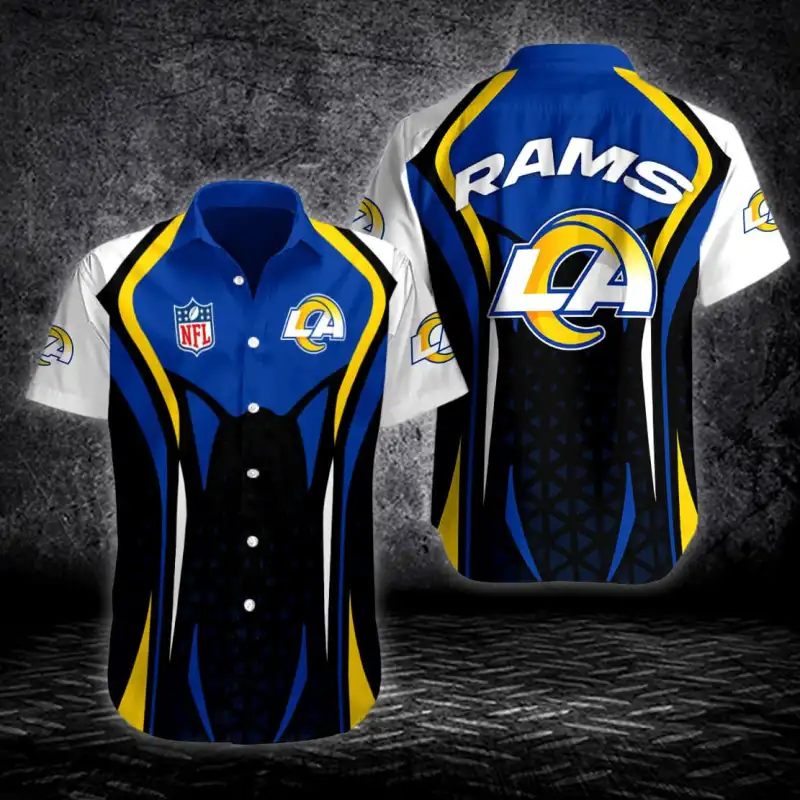 Los Angeles Rams Button Shirt Sizing Chart