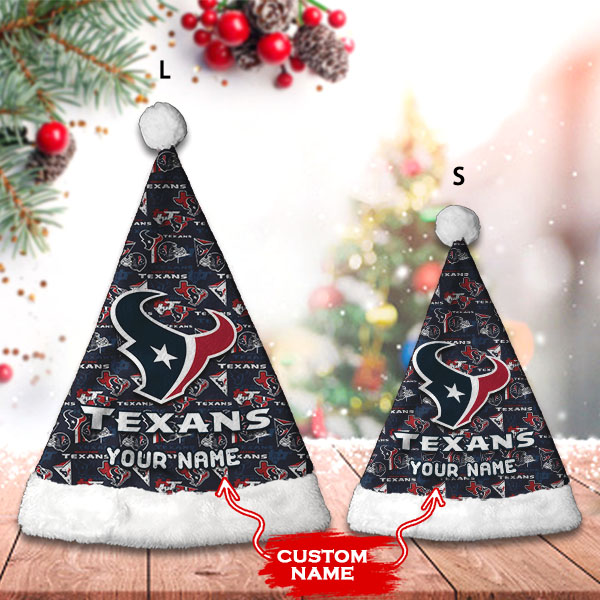 Houston Texans Personalized Christmas Hat