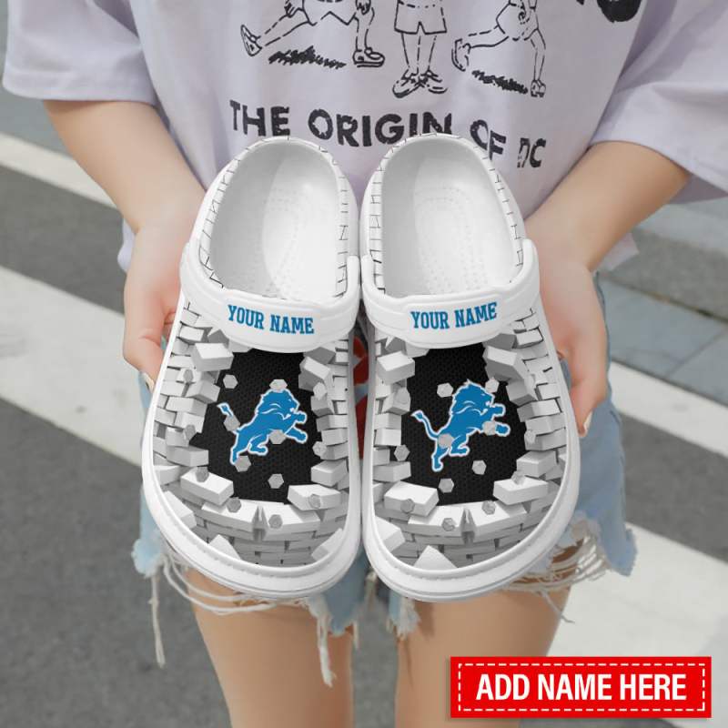 Detroit Lions Personalized Limited Clog