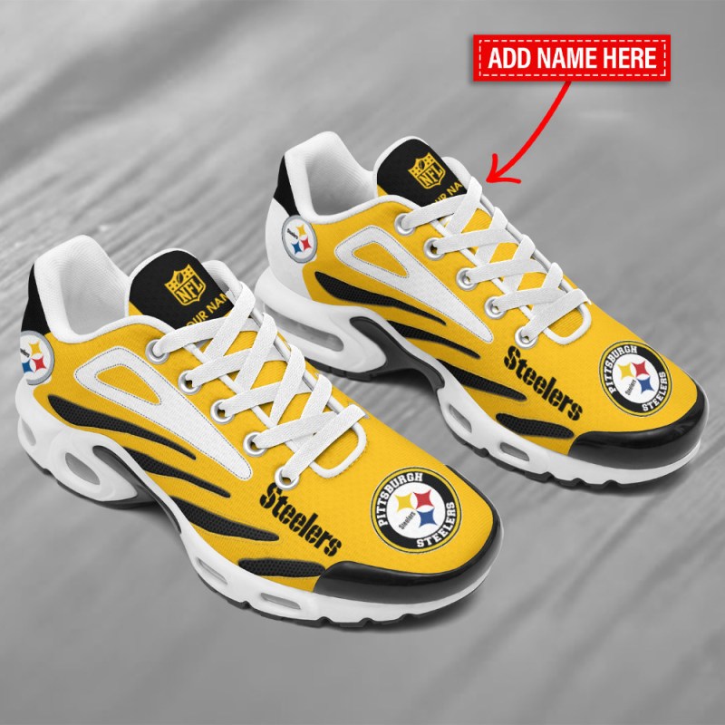 Pittsburgh Steelers Youth Sneakers Side View