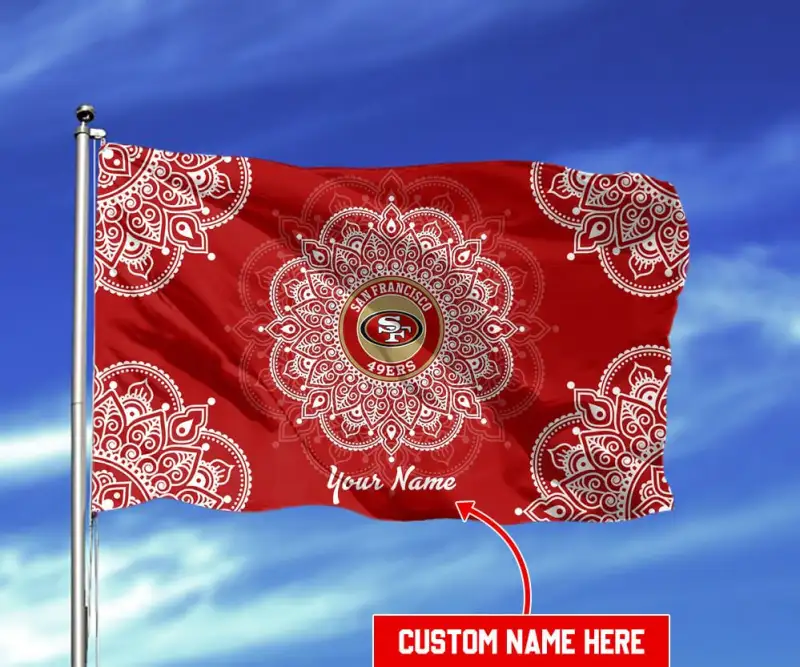 San Francisco 49ers Personalized Flag