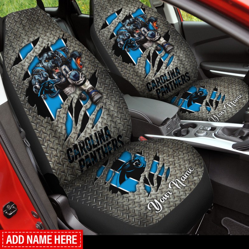 Carolina Panthers Customized Seat Covers