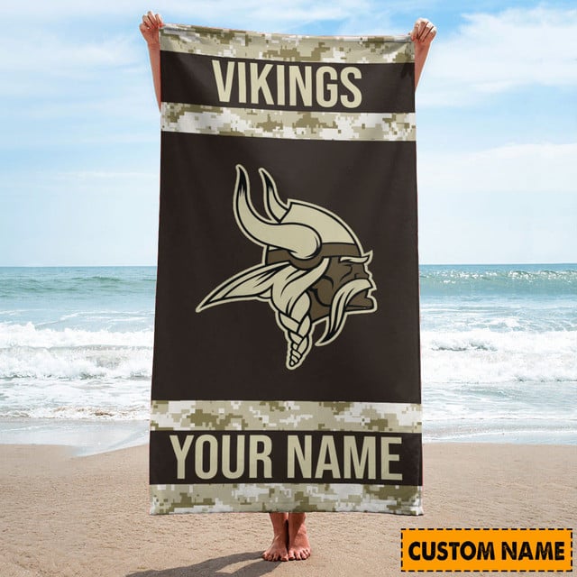 Minnesota Vikings Beach Towel