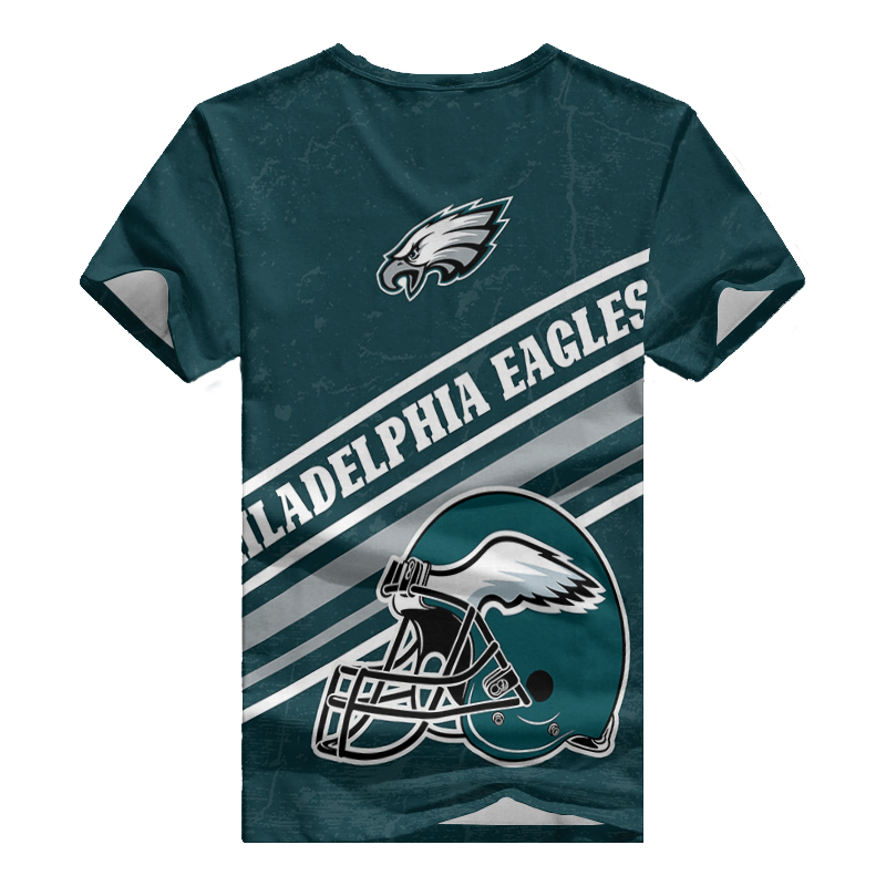 Philadelphia Eagles Women's V-neck T-shirt - Image 3