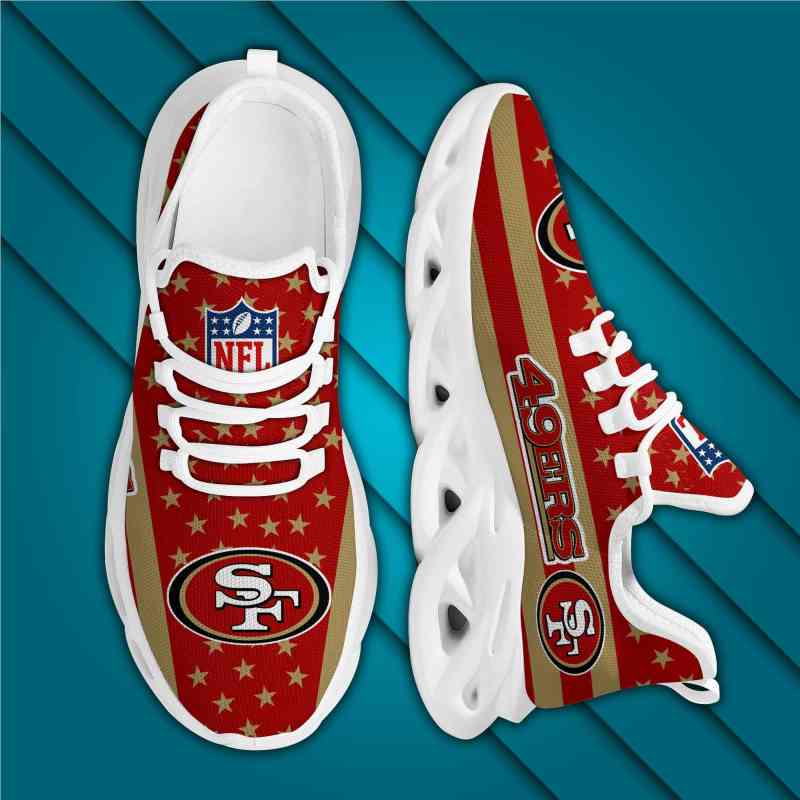 San Francisco 49ers Yezy Running Sneakers