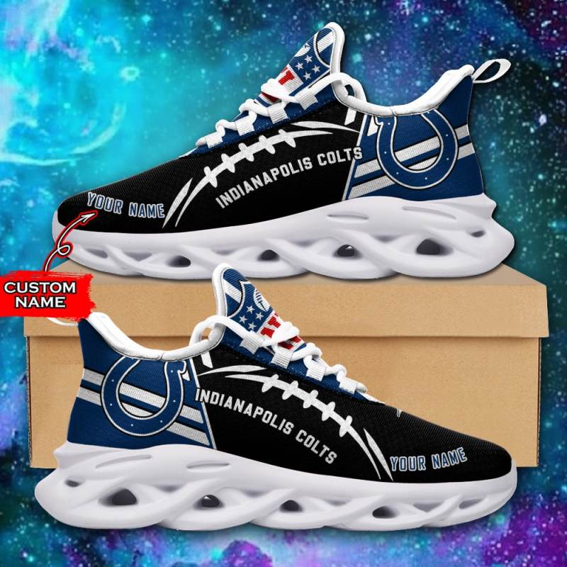 Indianapolis Colts Personalized Yezy Running Sneakers