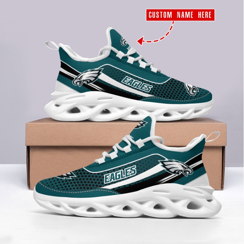 Philadelphia Eagles Personalized Yeezy Running Sneakers 1