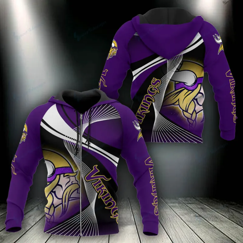 Minnesota Vikings Hoodie Design