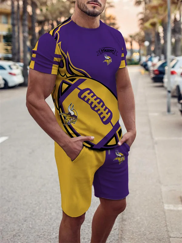 Minnesota Vikings T-shirt and Shorts