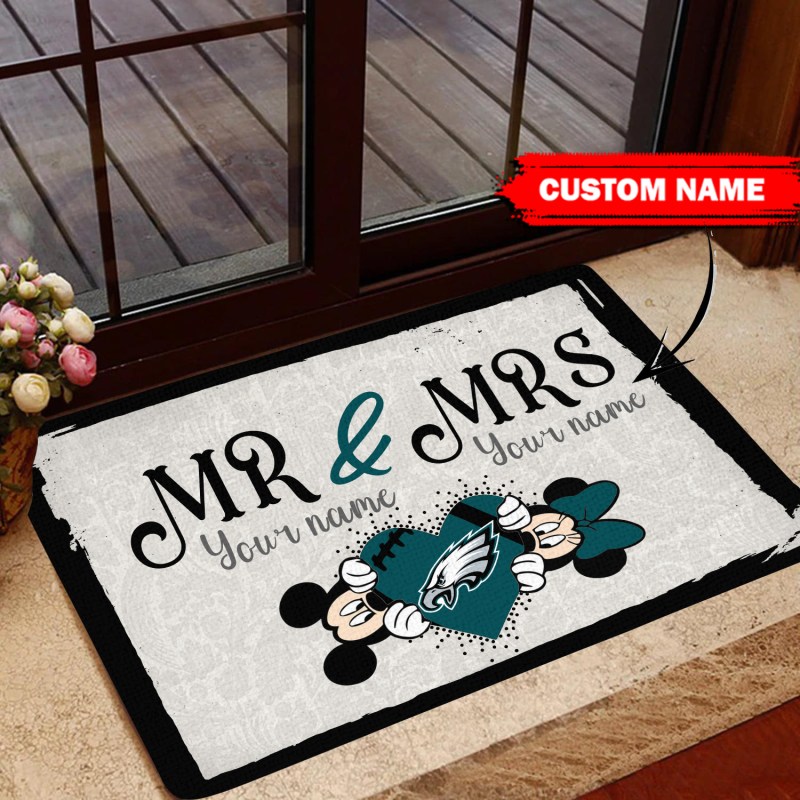 Philadelphia Eagles Personalized Doormat