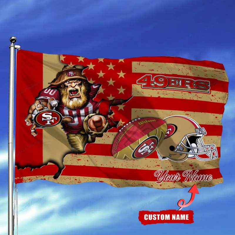 San Francisco 49ers Personalized Flag