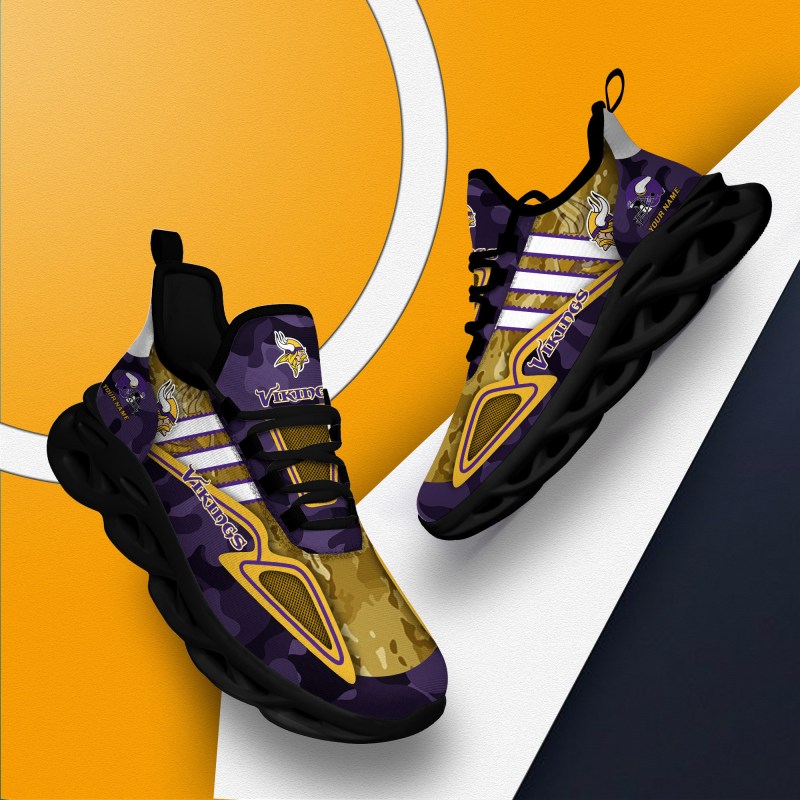 Minnesota Vikings Personalized Sneakers 2