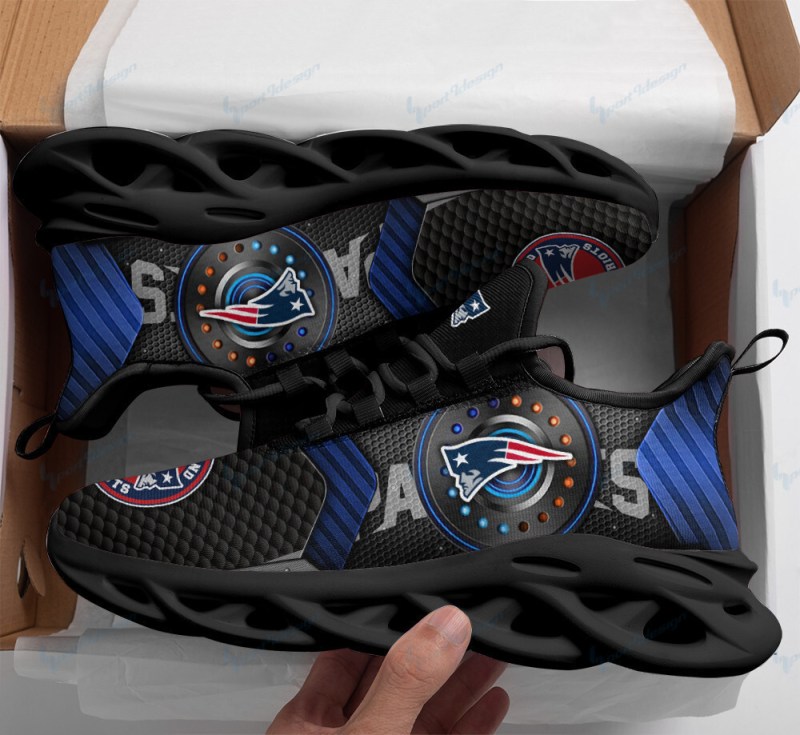 New England Patriots Sneakers Back View