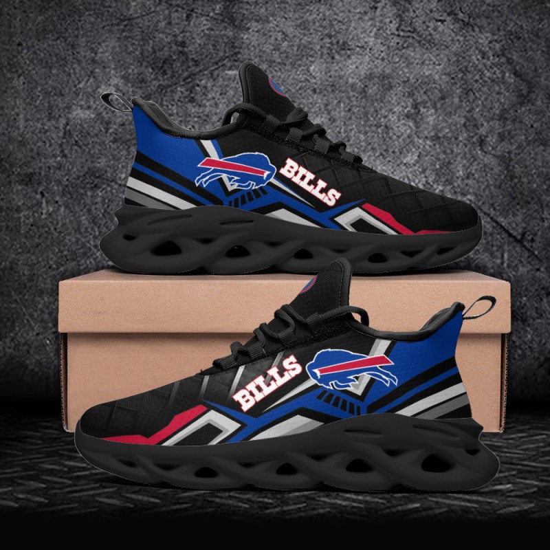Buffalo Bills Yezy Running Sneakers Back View