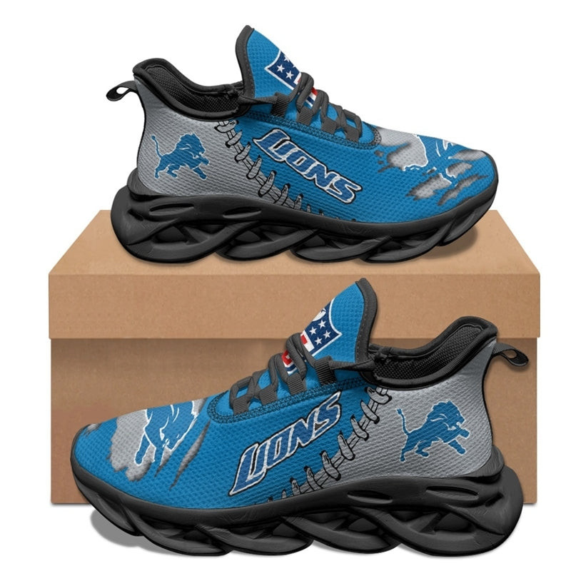 Detroit Lions Sneakers 3D Yezy Running Shoes