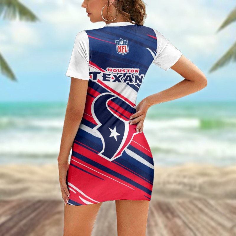 Football Fan Dress for Houston Texans