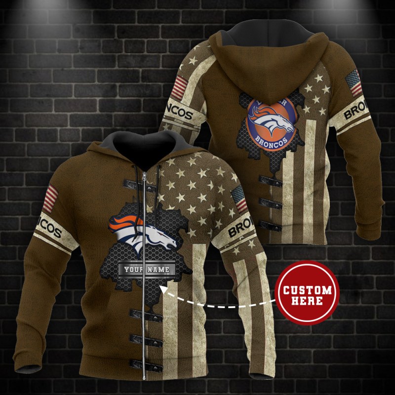 Denver Broncos Personalized Hoodie