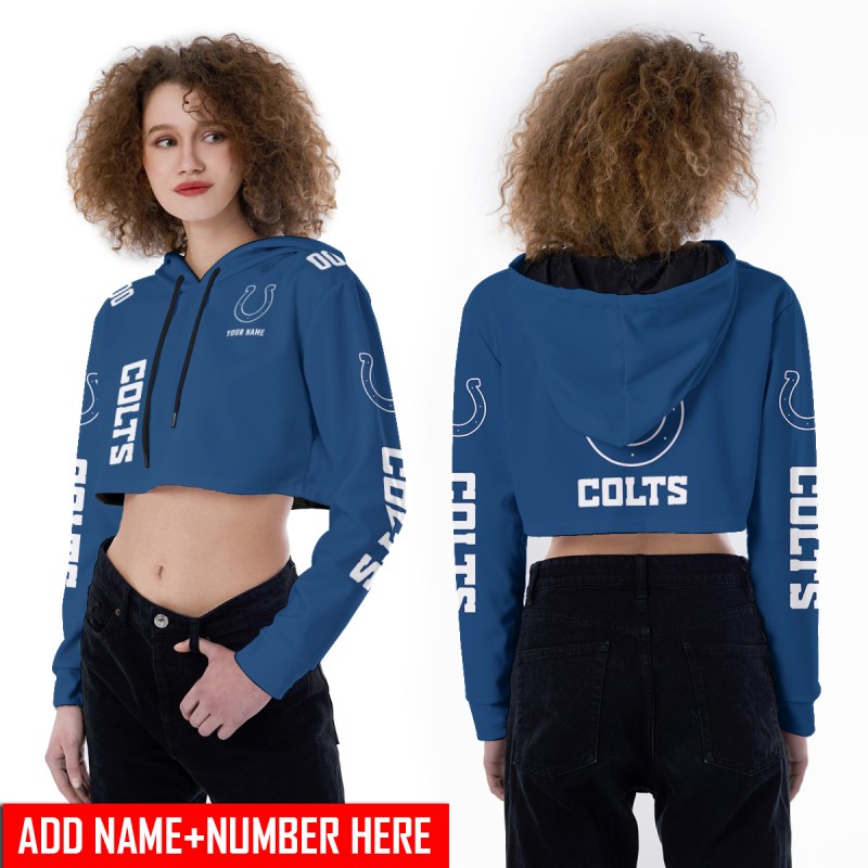 Indianapolis Colts Croptop Hoodie