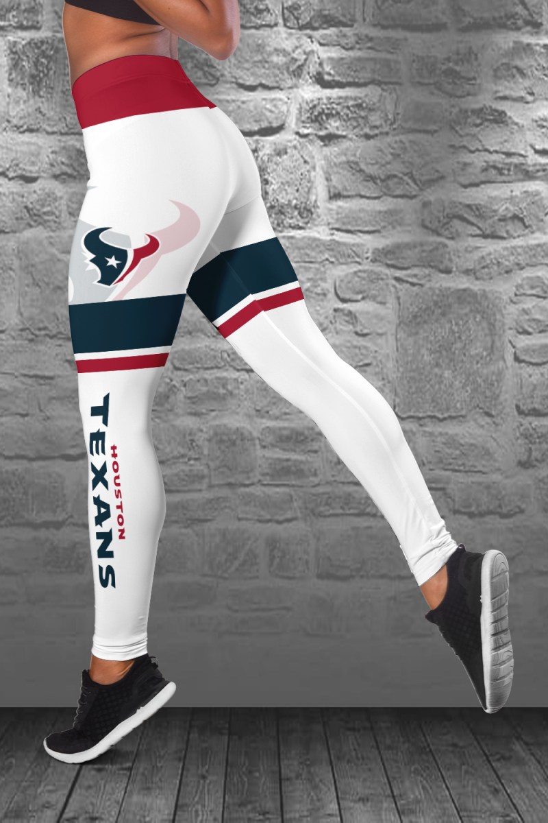 Houston Texans Croptop Hoodie and Leggings Outfit