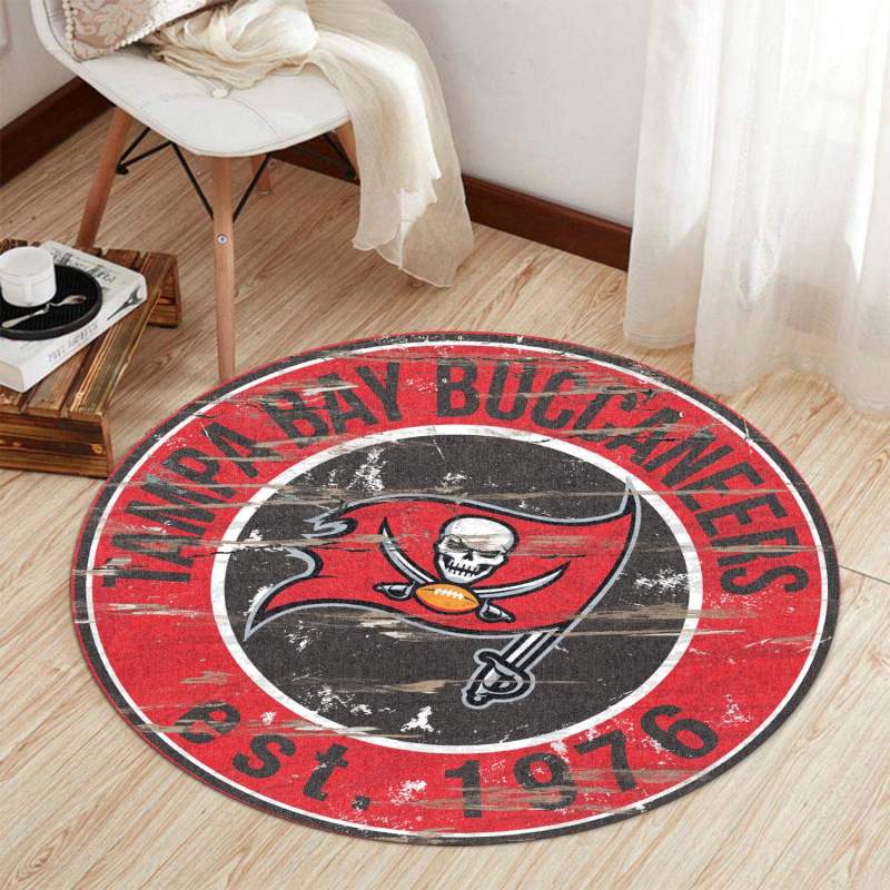 Tampa Bay Buccaneers Round Rug