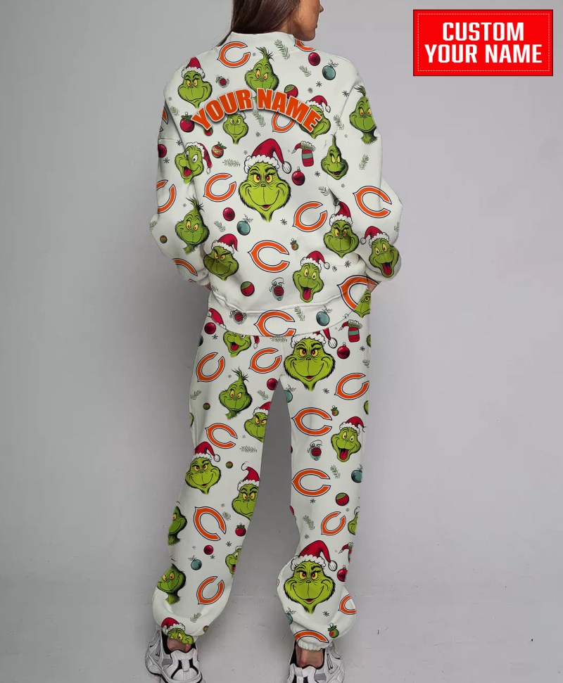 Chicago Bears Christmas Pattern Sweatpants