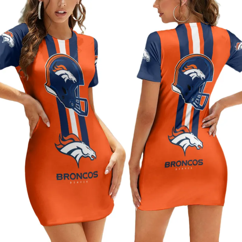 Denver Broncos Bodycon Mini Dress
