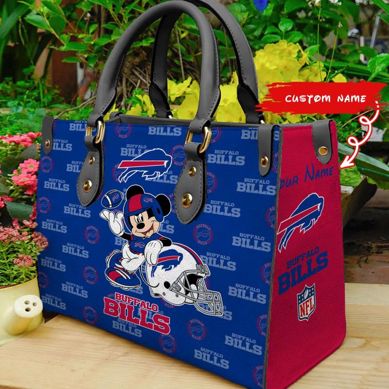 Buffalo Bills Leather Hand Bag