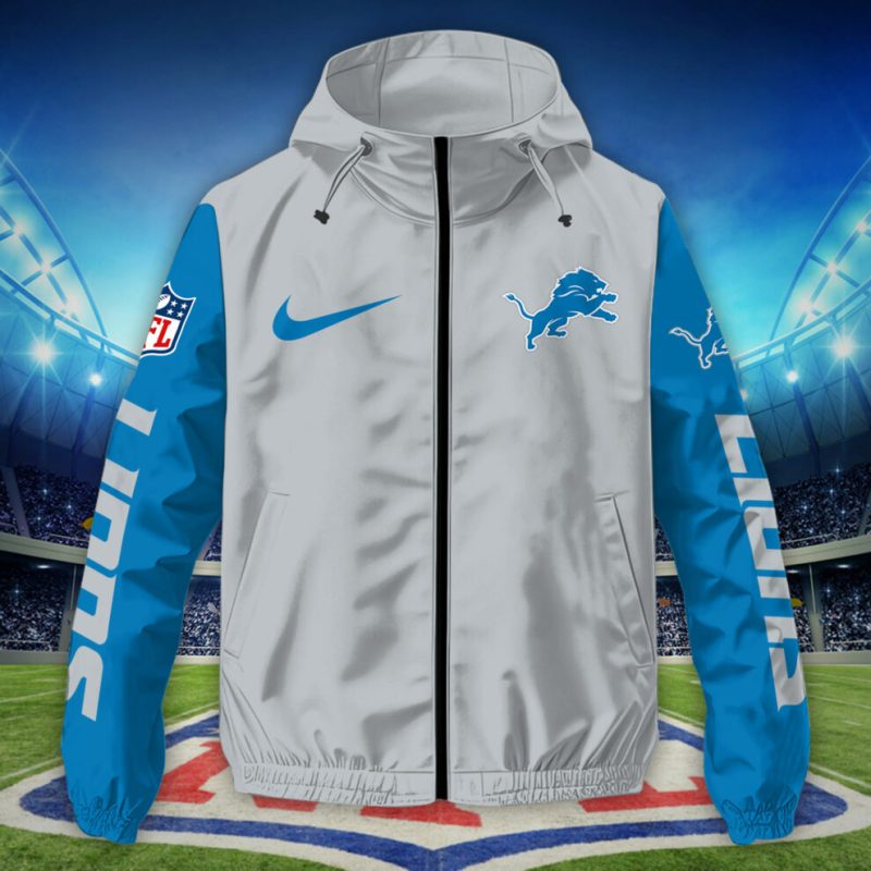 Detroit Lions Outdoor Jacket - Side View