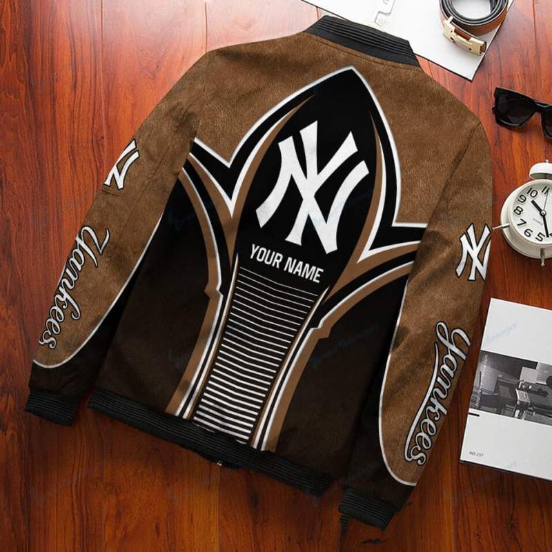 New York Yankees Bomber Jacket Back View