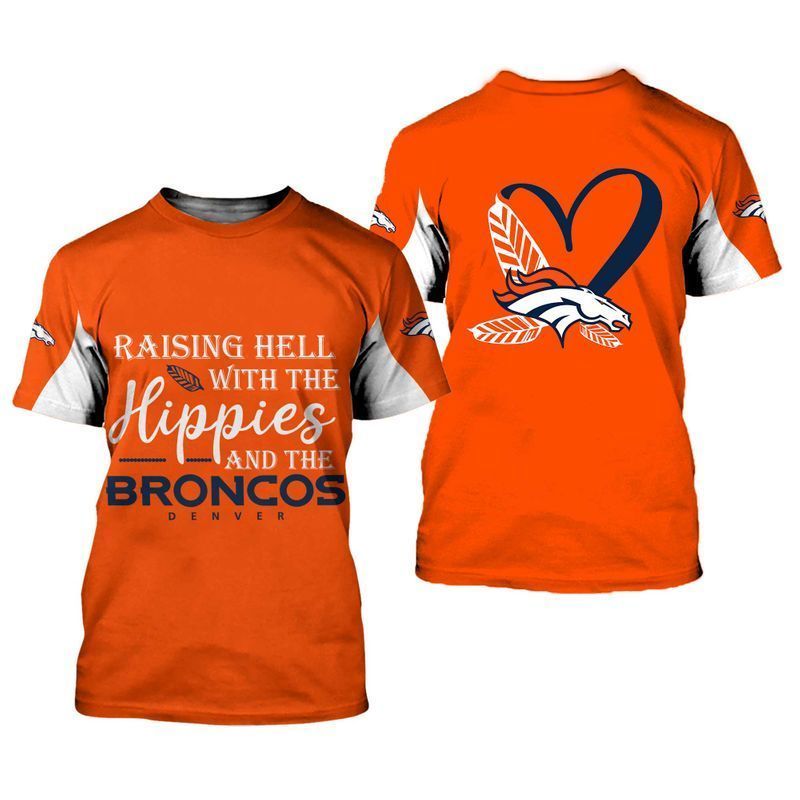 NFL Denver Broncos Limited Edition All Over Print Hoodie Sweatshirt