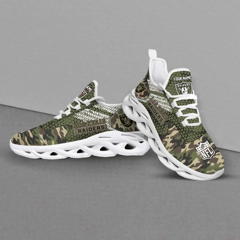 Las Vegas Raiders Sneakers Side View