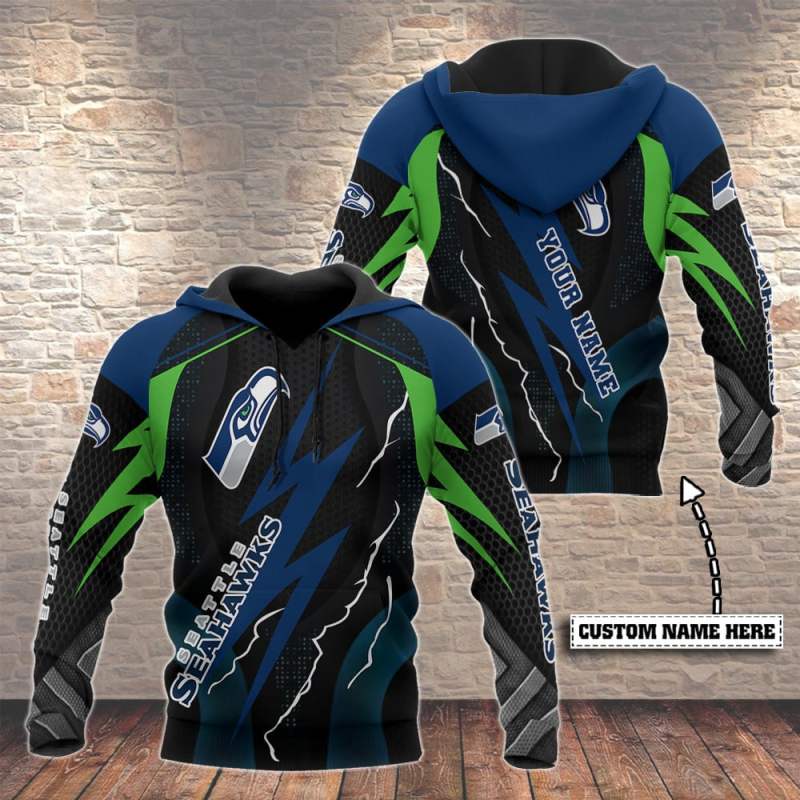 Seattle Seahawks Personalized Hoodie