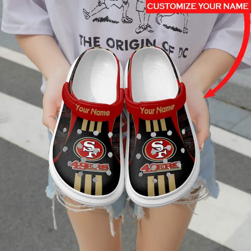 San Francisco 49ers Personalized Limited Clog