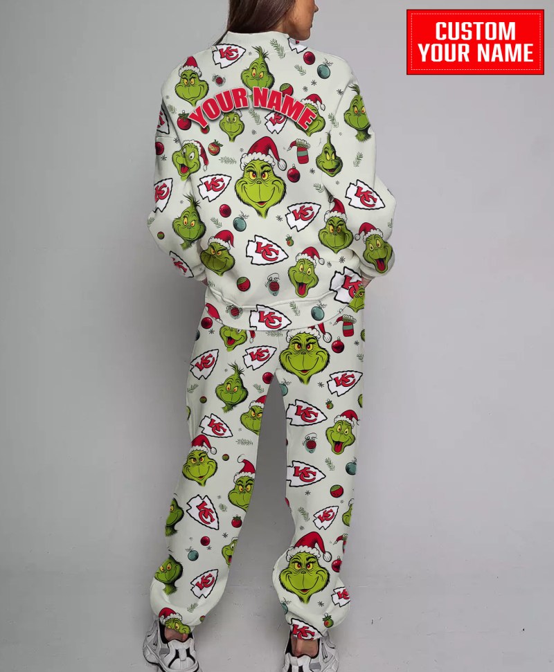Kansas City Chiefs Christmas Sweater Back View