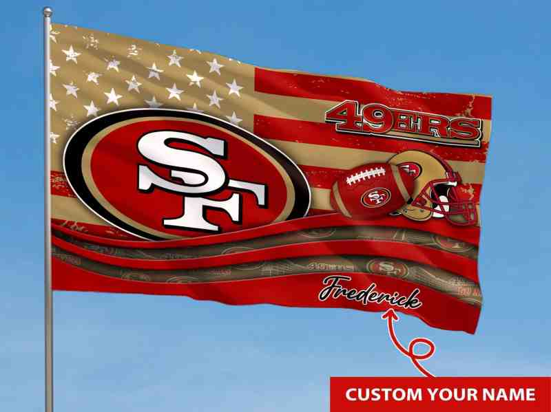 San Francisco 49ers Flag Detail