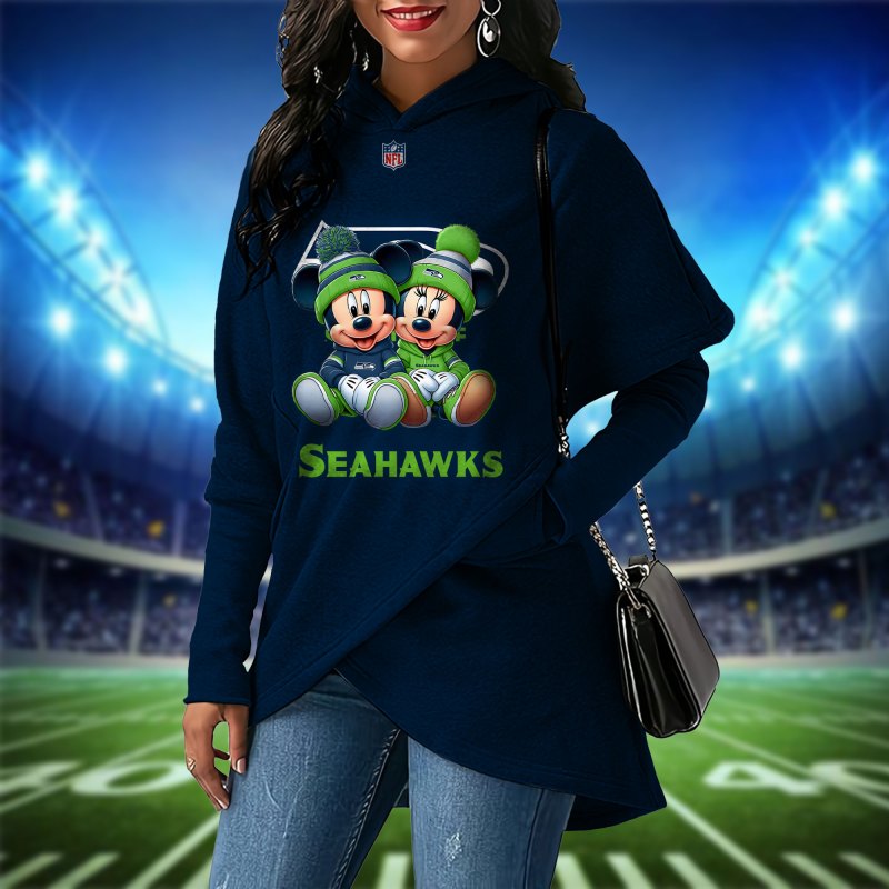 Seattle Seahawks Irregular Hoodie