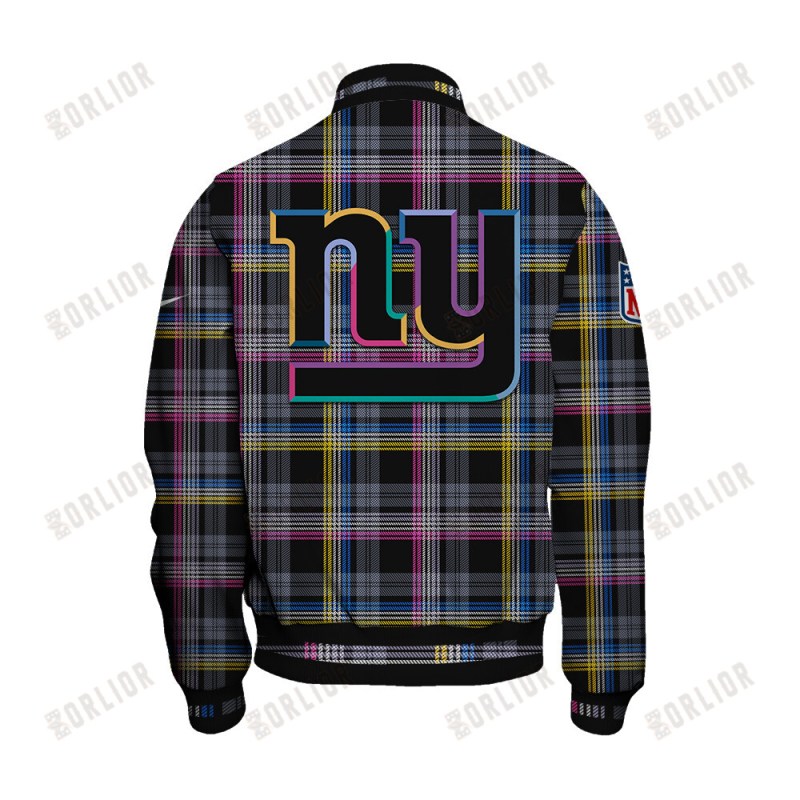 New York Giants Varsity Jacket Back