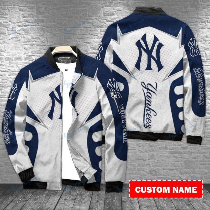 New York Yankees Bomber Jacket Front View