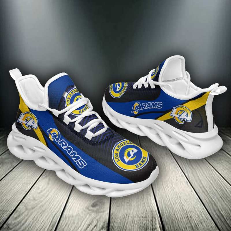 Los Angeles Rams Yezy Running Sneakers (Alternate View)