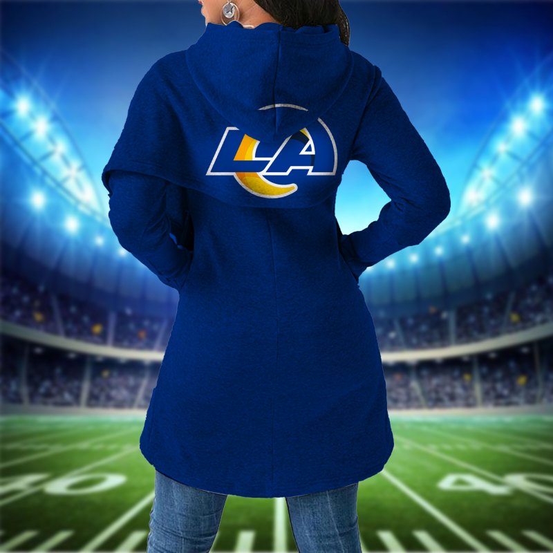 Los Angeles Rams Women Irregular Hoodie